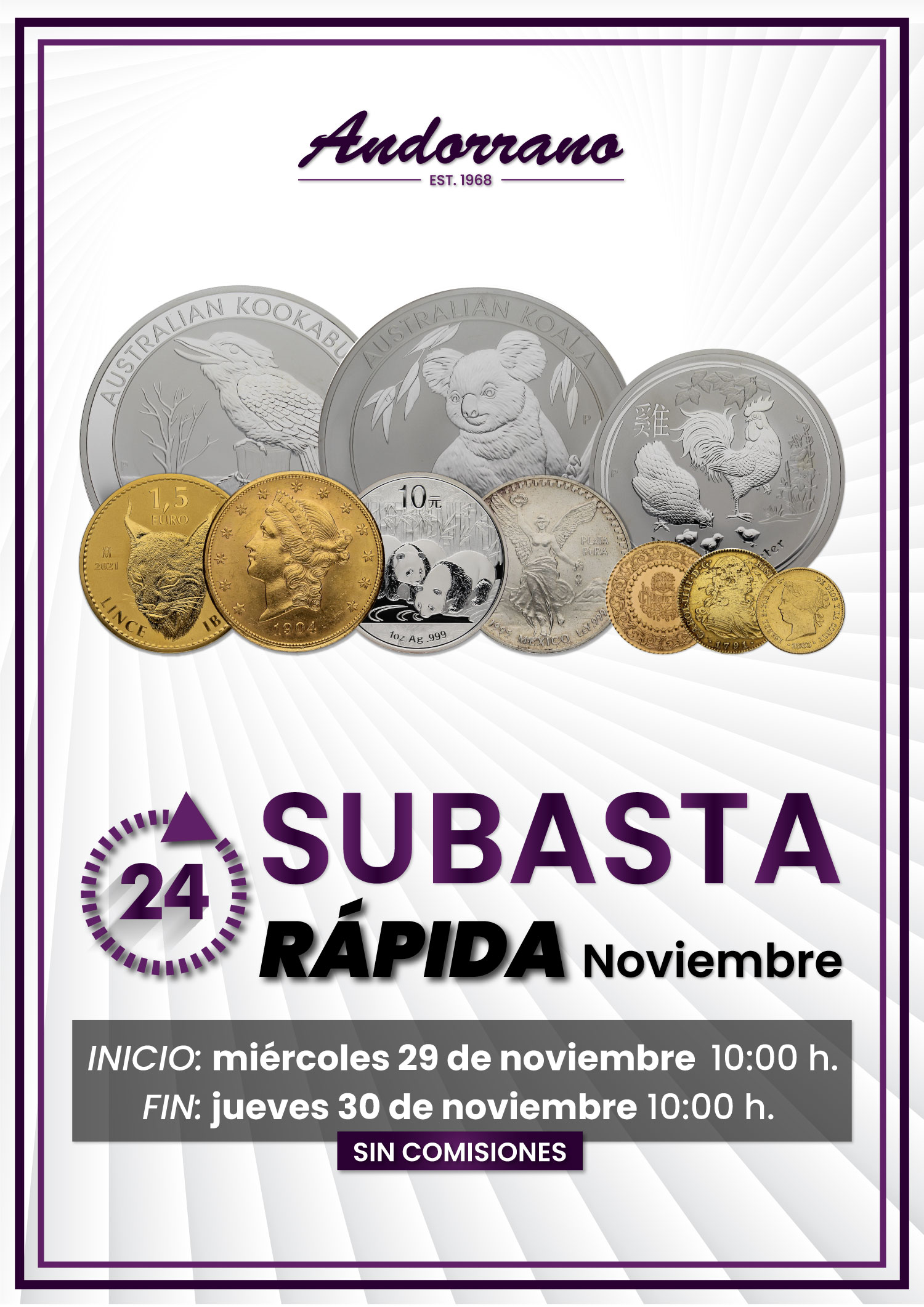 Subasta rápida Noviembre 2023