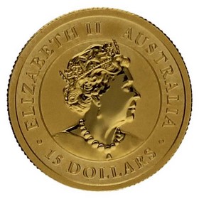 Moneda Australia 15 Dollars Kookaburra Oro 2023 1/10oz