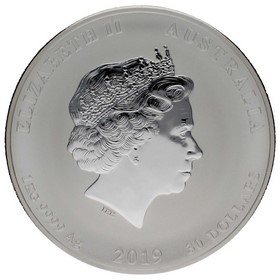Moneda Australia 30 Dollars Año del Cerdo Plata 2019 1Kg