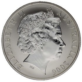 Moneda Australia 1 Dollar Canguro Plata 2006 1oz