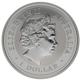 Moneda Australia 1 Dollar Kookaburra Plata 2007 1oz