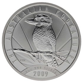 Moneda Australia 1 Dollar Kookaburra Plata 2009 1oz
