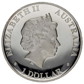Moneda Australia 1 Dollar Canguro Plata 2010 1oz