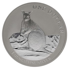 Moneda Australia 1 Dollar Canguro Plata 2012 1oz