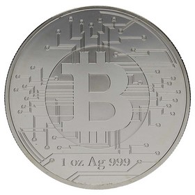 Moneda Chad 5000 Francos CFA Bitcoin Plata 2022 1oz