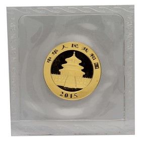 Moneda China 100 Yuans Panda Oro 2015 7,77g