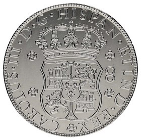 Moneda Replica 8 Reales Plata 2023 1oz