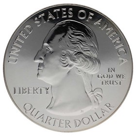 Moneda Estados Unidos 1/4 Dollar Reserva Ecológica Salt River Bay-Islas Virgenes Plata 2020 5oz