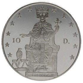 Moneda Andorra 10 Diners Frederic II Plata 1996 33,72g