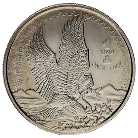 Moneda México Pancho Villa Plata 1oz