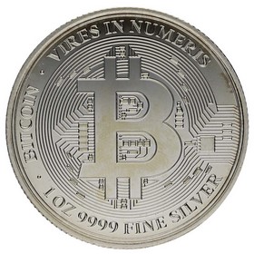Moneda Niue 2 Dollars Bitcoin Plata 2022 1oz