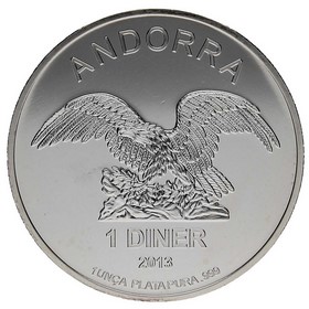 Moneda Andorra 1 Diner Plata 2013 1oz