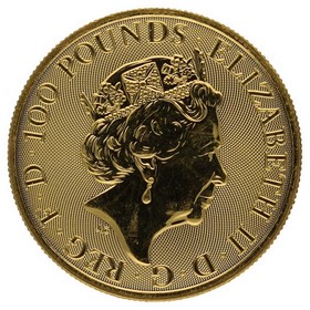 Moneda Reino Unido 100 Pounds Yale of Beaufort Oro 2019 1oz