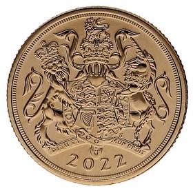 Moneda Reino Unido Soberano Oro 2022 7,98g