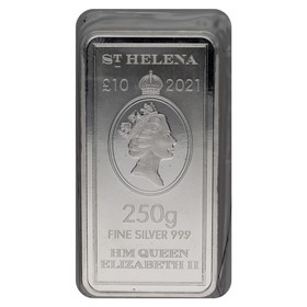 Moneda Santa Elena 10 Pounds The East India Company Plata 2021 250g