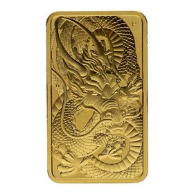 Moneda Australia 100 Dollars Dragón Oro 2021 P 1oz