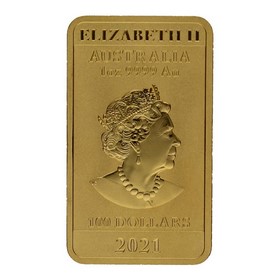 Moneda Australia 100 Dollars Dragón Oro 2021 P 1oz