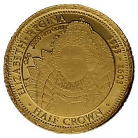 Moneda Tristán de Acuña 1/2 Corona Oro 2014 1/2g