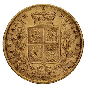 Moneda Reino Unido Soberano Victoria Oro 1871 99 7,96g