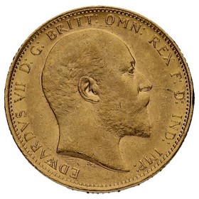Moneda Australia Soberano Eduardo VII Oro 1904 M 7,97g