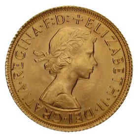 Moneda Reino Unido Soberano Isabel II Oro 1967 7,99g