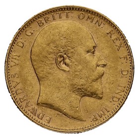 Moneda Australia Soberano Eduardo VII Oro 1905 P 7,96g