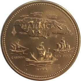 Moneda Jamaica 20 Dolar Oro 1972 17,74 g