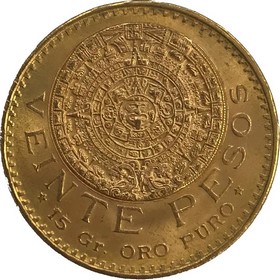 Moneda México 20 Pesos  Oro 1959 16,70 g
