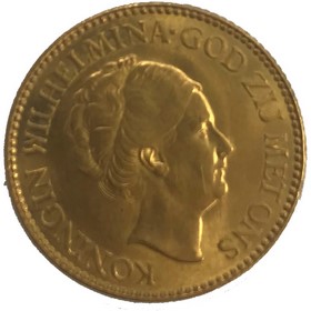 Moneda Países Bajos 10 Gulden Oro 1932 6,73 g